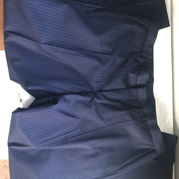 Vintage 2000s Hugo Boss Pinstripe Jacket & Trousers Suit Set Size XL